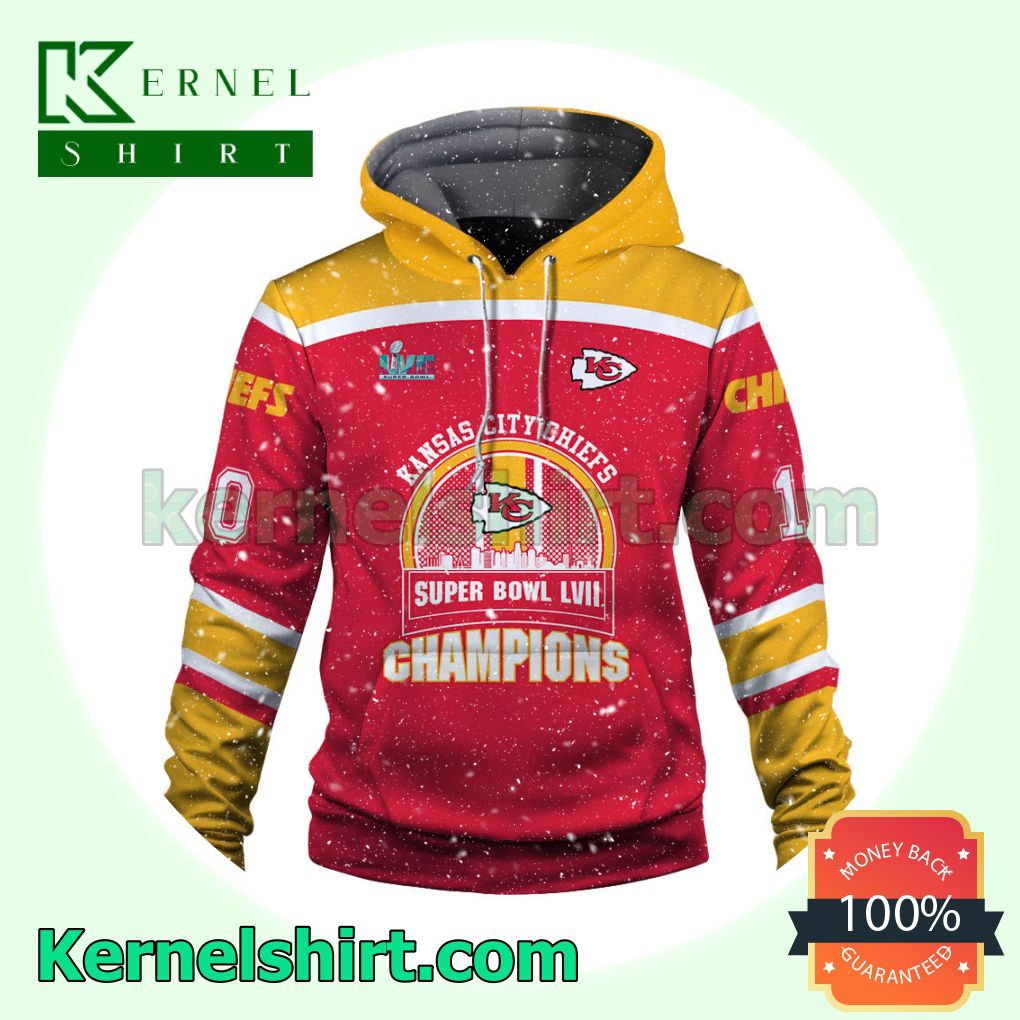 Isiah Pacheco 10 Chiefs Team Kansas City Chiefs Jersey Hooded Sweatshirts a