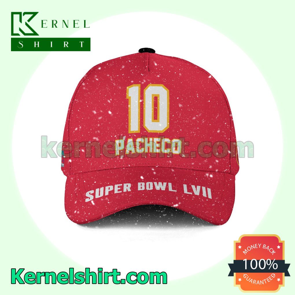 Isiah Pacheco 10 Kansas City Chiefs 2023 Super Bowl LVII Snapback Cap