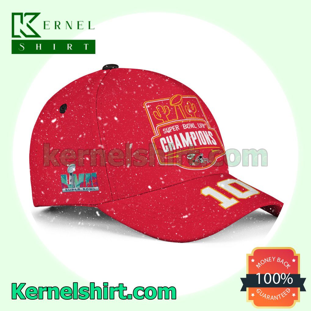 Isiah Pacheco 10 Super Bowl LVII 2023 Champions NFL Kansas City Chiefs Snapback Cap a