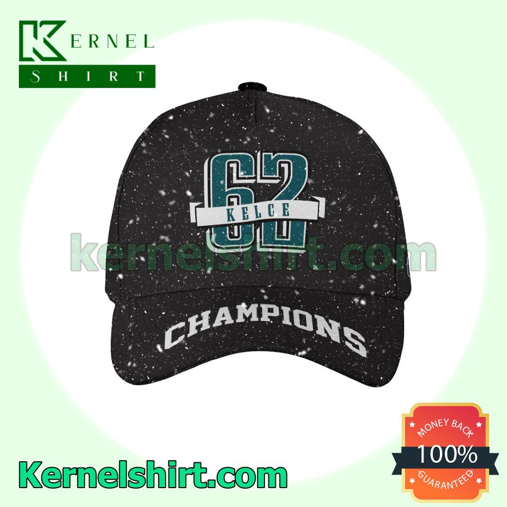 Jason Kelce 62 Champion Philadelphia Eagles Snapback Cap