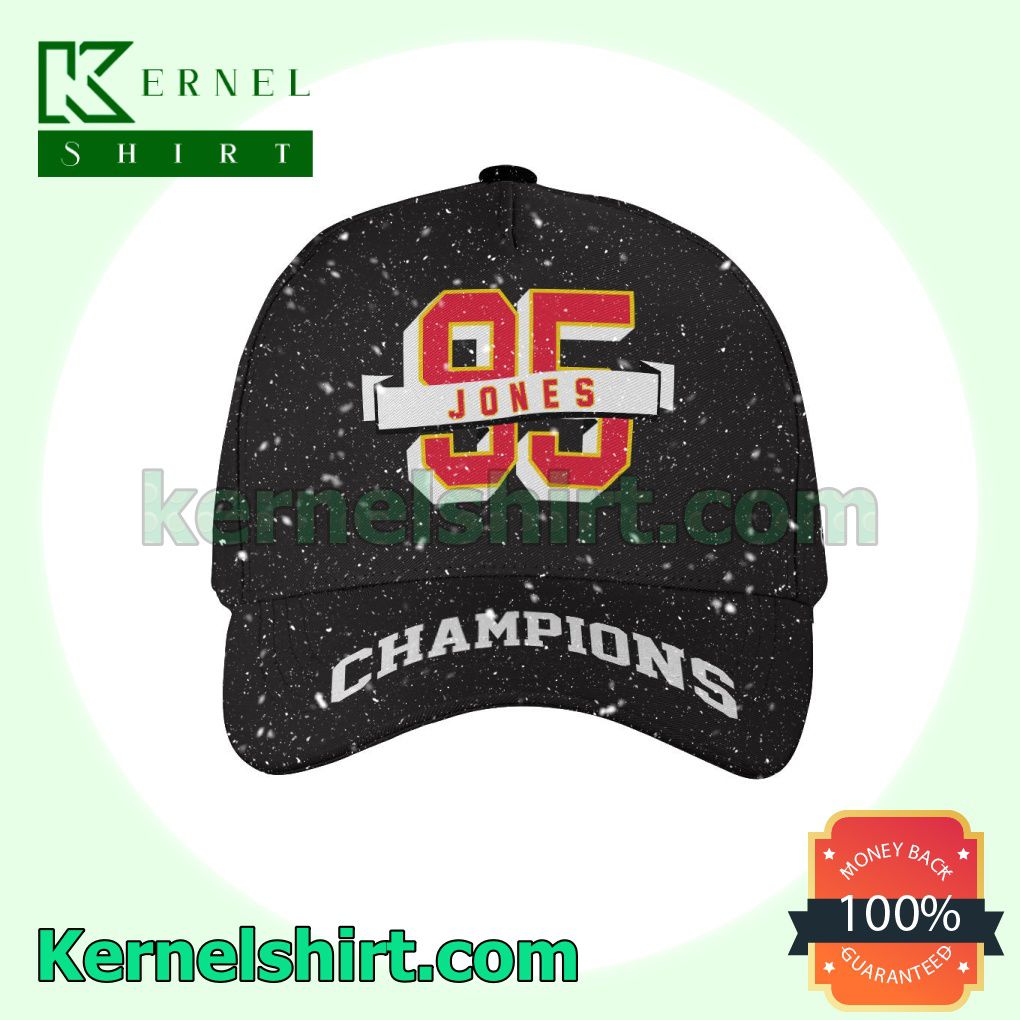 Jones 95 Champions Kansas City Chiefs Snapback Cap