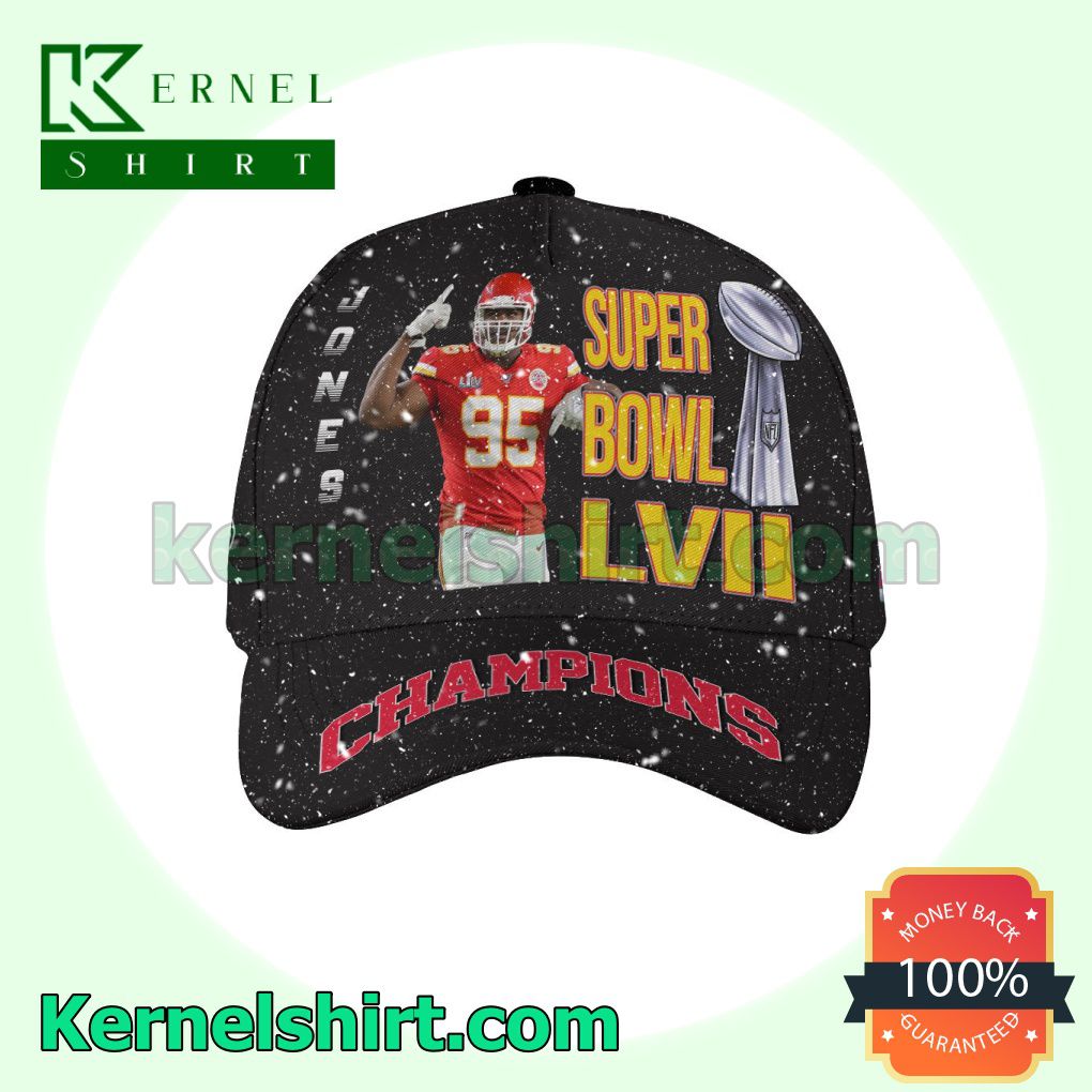 Jones Kansas City Chiefs Super Bowl LVII Champions Snapback Cap