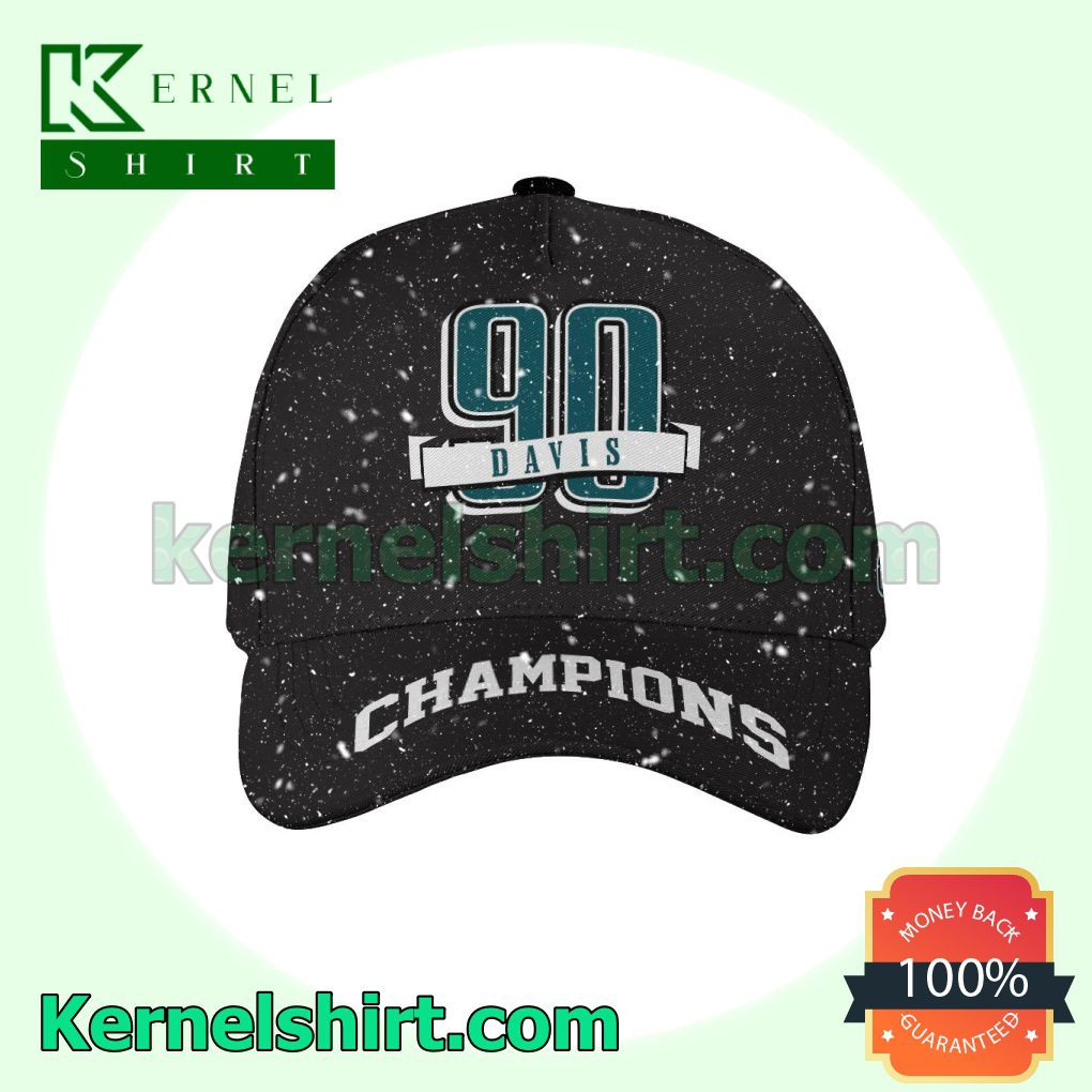 Jordan Davis 90 Champion Philadelphia Eagles Snapback Cap