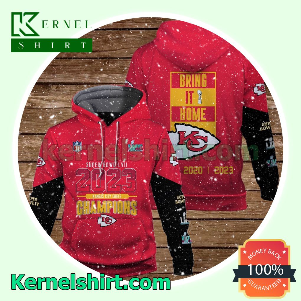 Kansas City Chiefs Bring It Home Jersey Hooded Sweatshirts