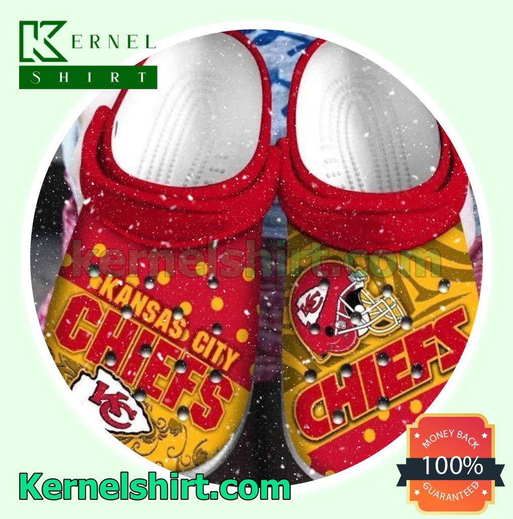 Kansas City Chiefs Football Team Clogs Slippers Sandals