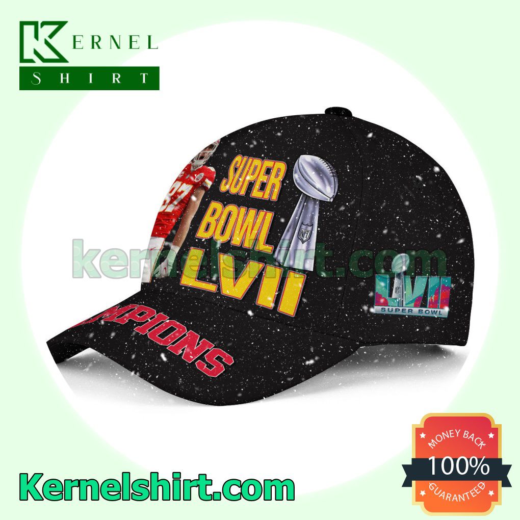 Kelce Kansas City Chiefs Super Bowl LVII Champions Snapback Cap a