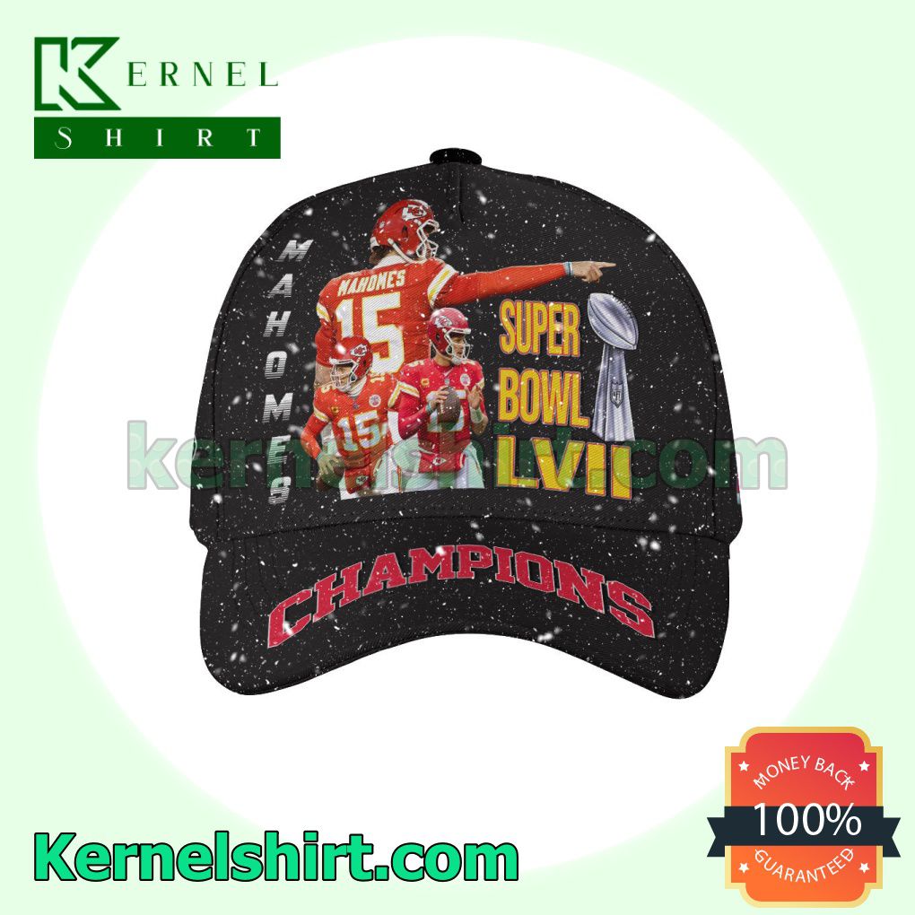 Mahomes Kansas City Chiefs Super Bowl LVII Champions Snapback Cap