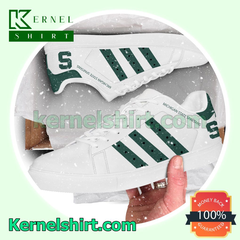 Michigan State Spartans Low Top Adidas Shoes