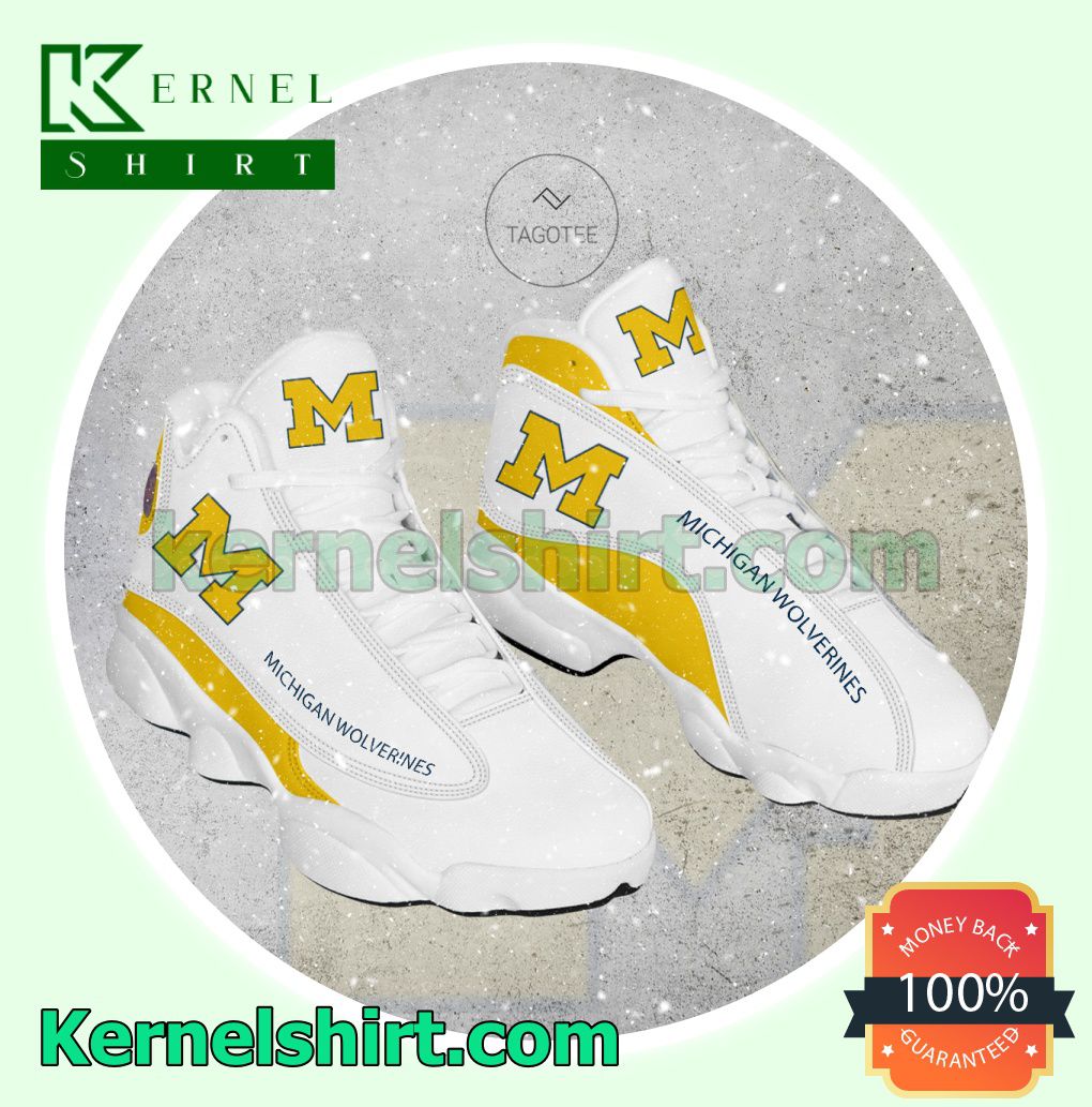 Michigan Wolverines Logo Jordan Workout Shoes