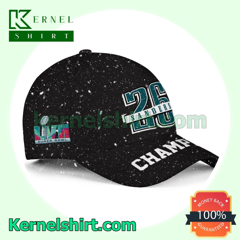 Miles Sanders 26 Champion Philadelphia Eagles Snapback Cap a