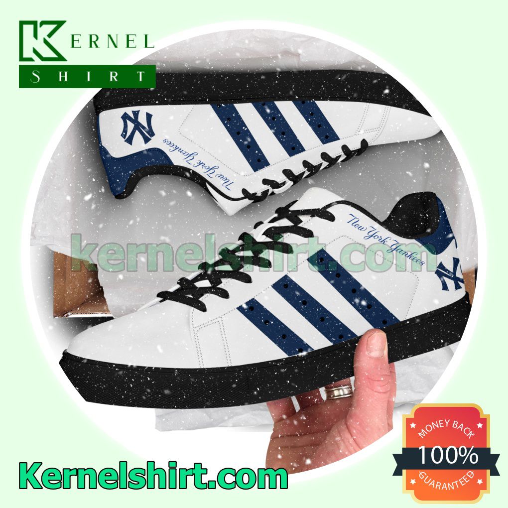 New York Yankees Club Logo Low Top Shoes a
