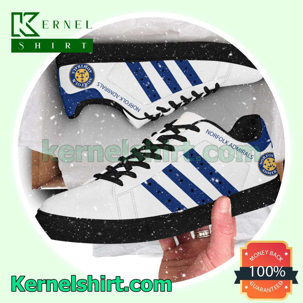 Norfolk Admirals Low Top Adidas Shoes a
