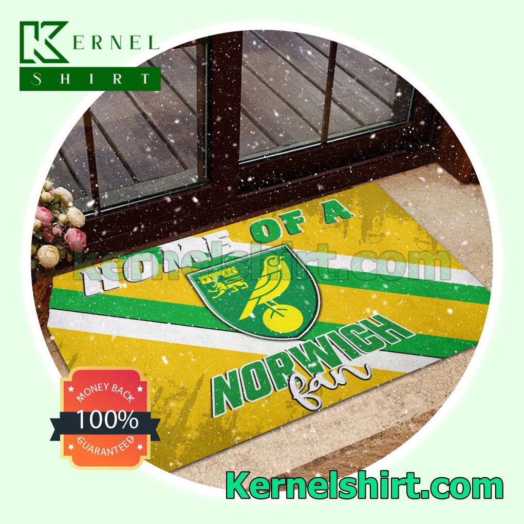 Norwich City Club Front Door Mat