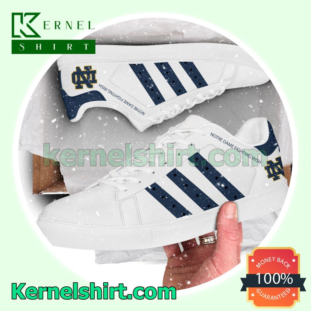 Notre Dame Fighting Irish Low Top Adidas Shoes