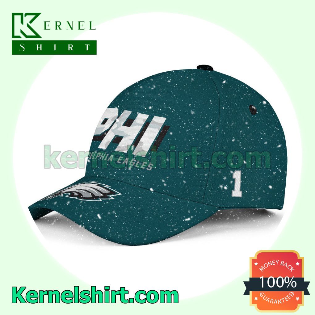 Number 1 Philadelphia Eagles Super Bowl LVII Snapback Cap