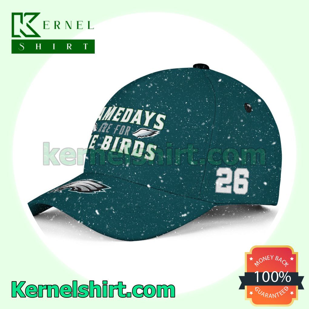 Number 26 Gamedays Are For The Birds Philadelphia Eagles Super Bowl LVII Snapback Cap