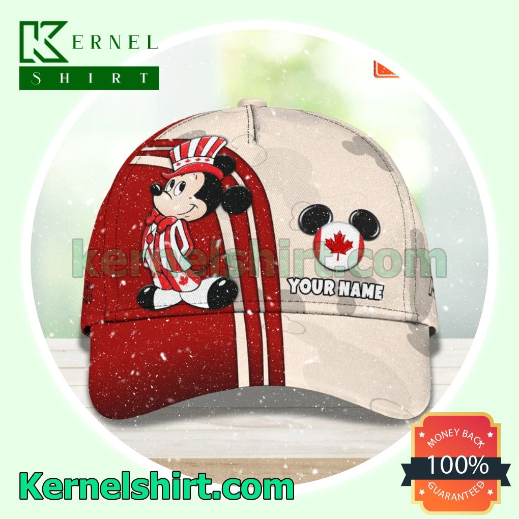 Personalized Disney Canada Mickey Mouse Snapback Cap