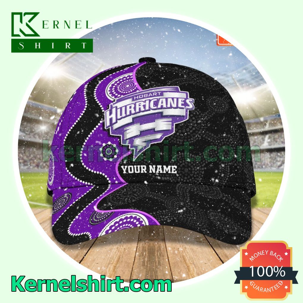 Personalized Hobart Hurricanes Cricket Team Snapback Cap