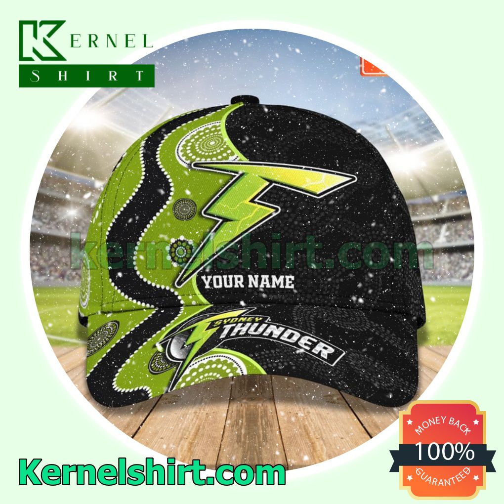 Personalized Sydney Thunders Cricket Team Snapback Cap