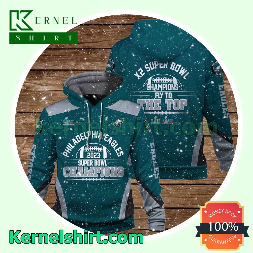 Philadelphia Eagles - Fly To The Top Jersey Hooded Sweatshirts - Shop  trending fashion in USA and EU