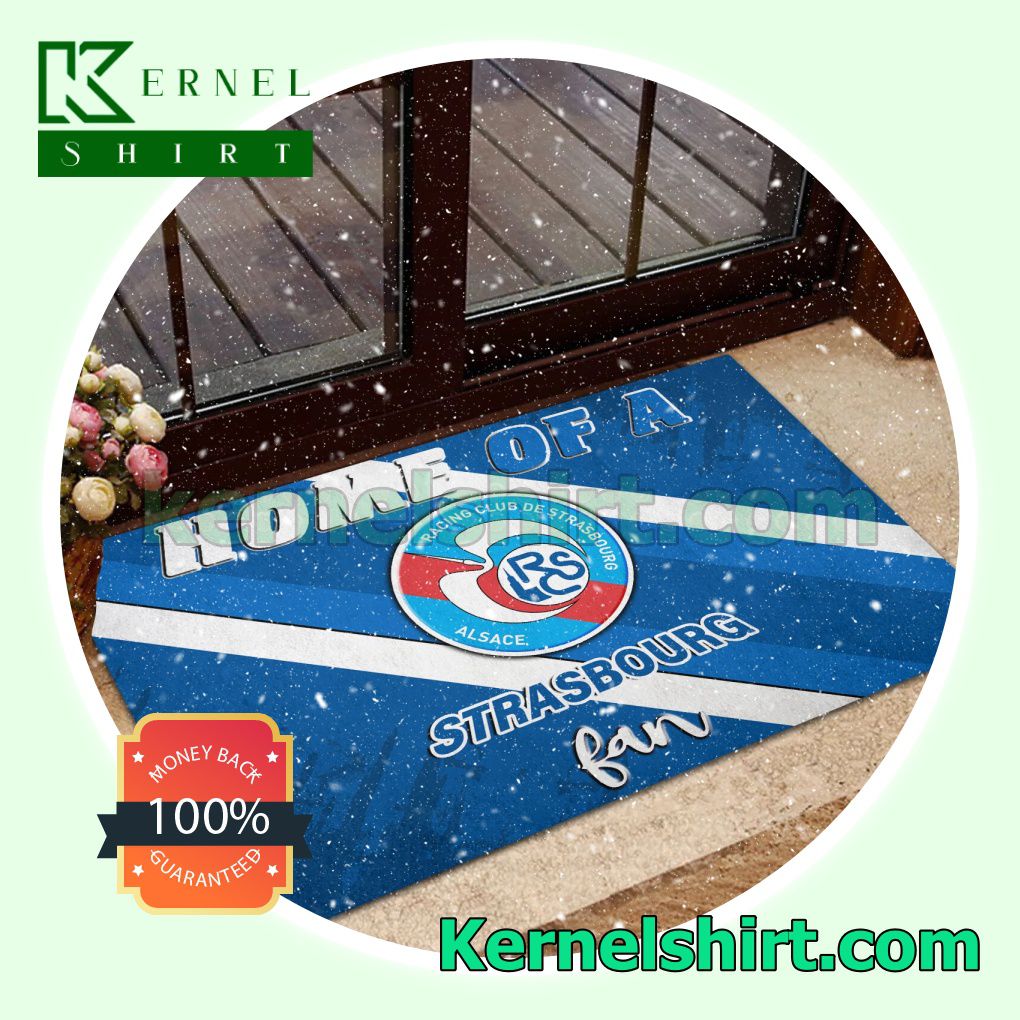 RC Strasbourg Alsace Club Front Door Mat