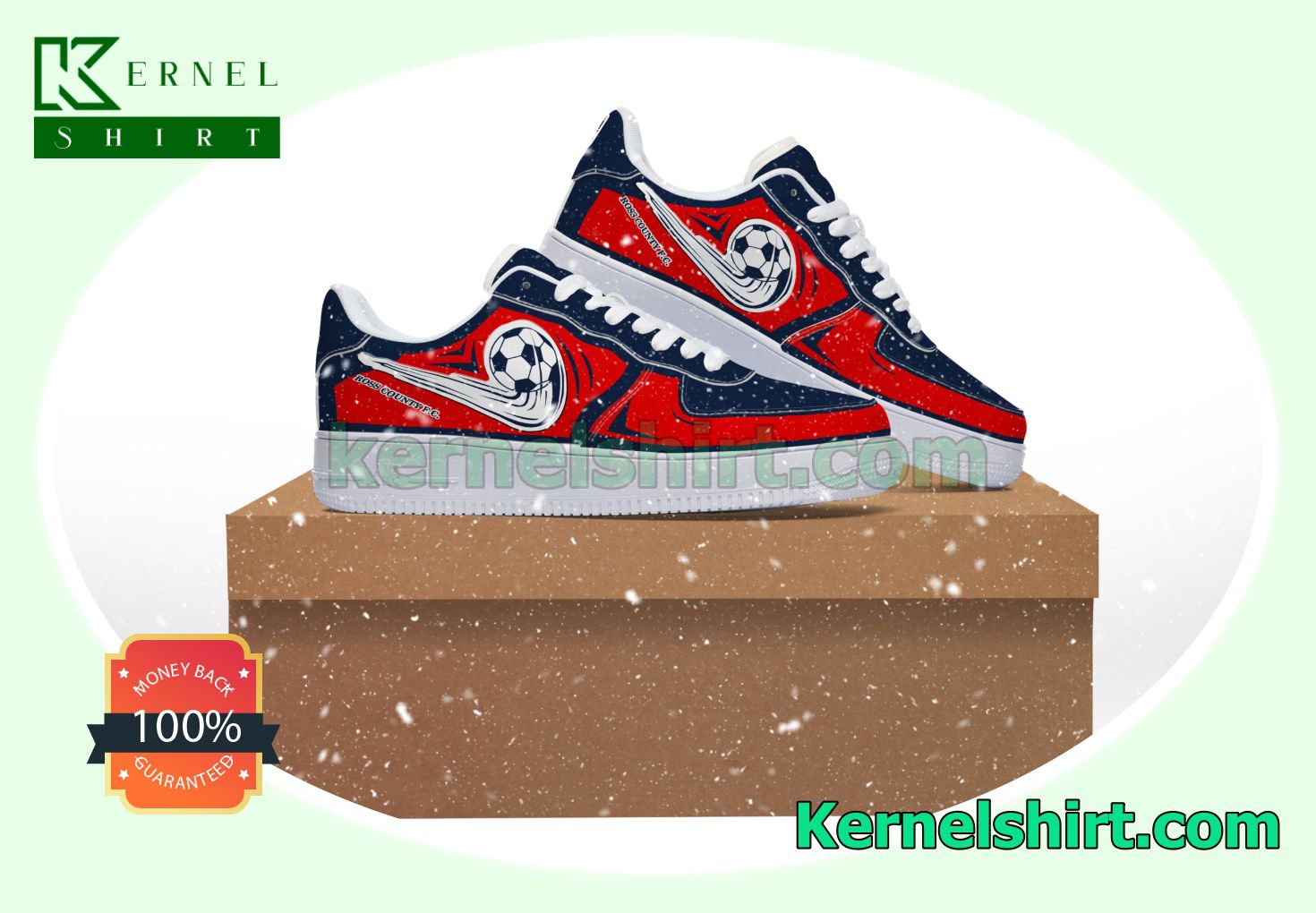 Ross County F.C. Fan Air Force Sneakers