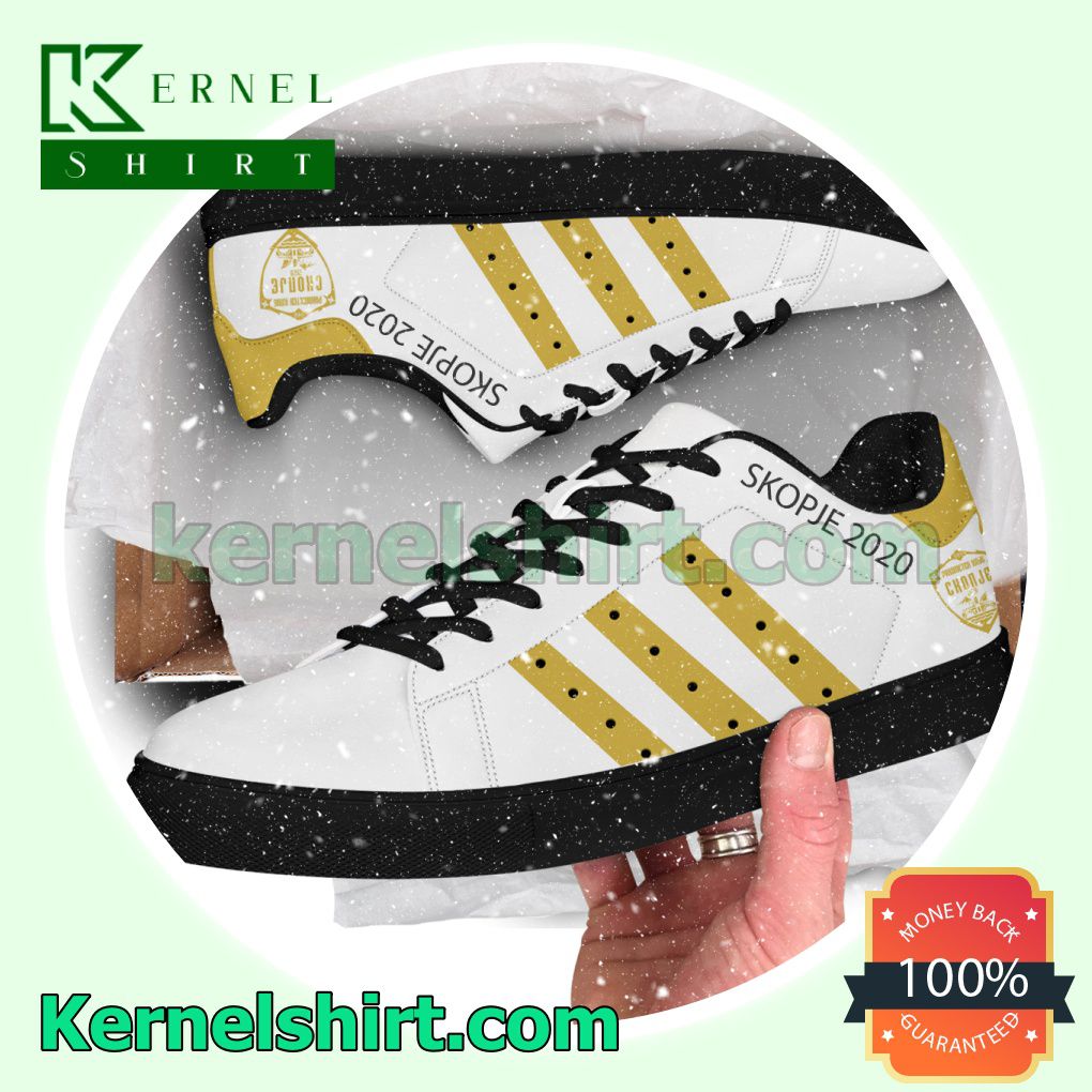 Skopje 2020 Handball Logo Low Top Shoes a