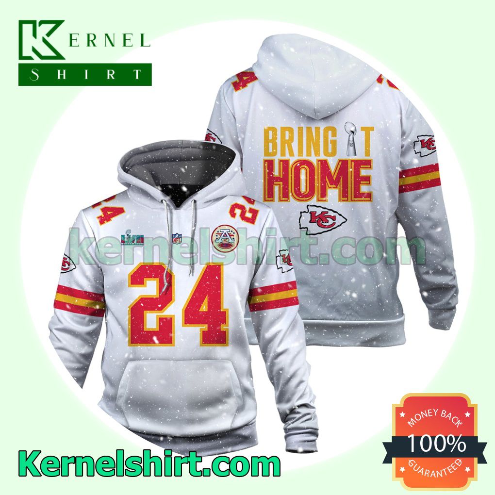 Skyy Moore Bring It Home Kansas City Chiefs Jersey Hooded Sweatshirts