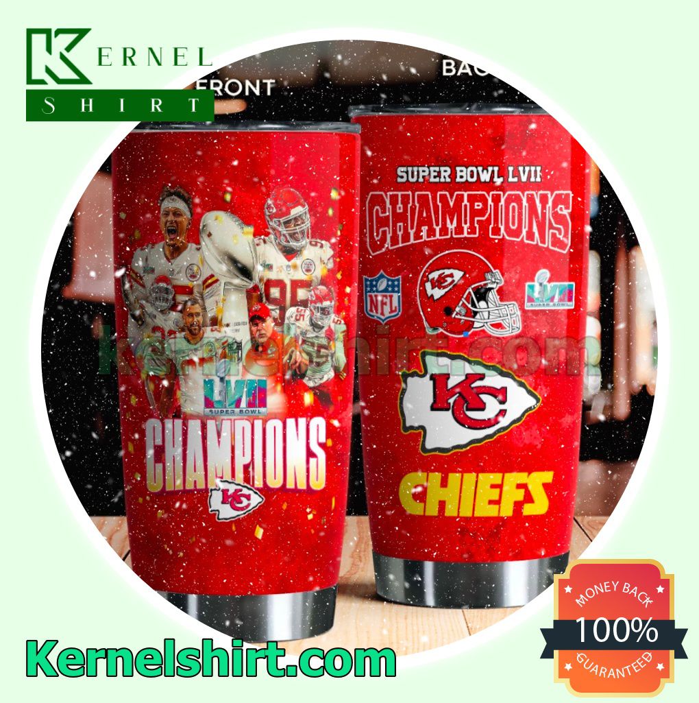 Super Bowl Lvii Champions Kansas City Chiefs Gift Tumbler