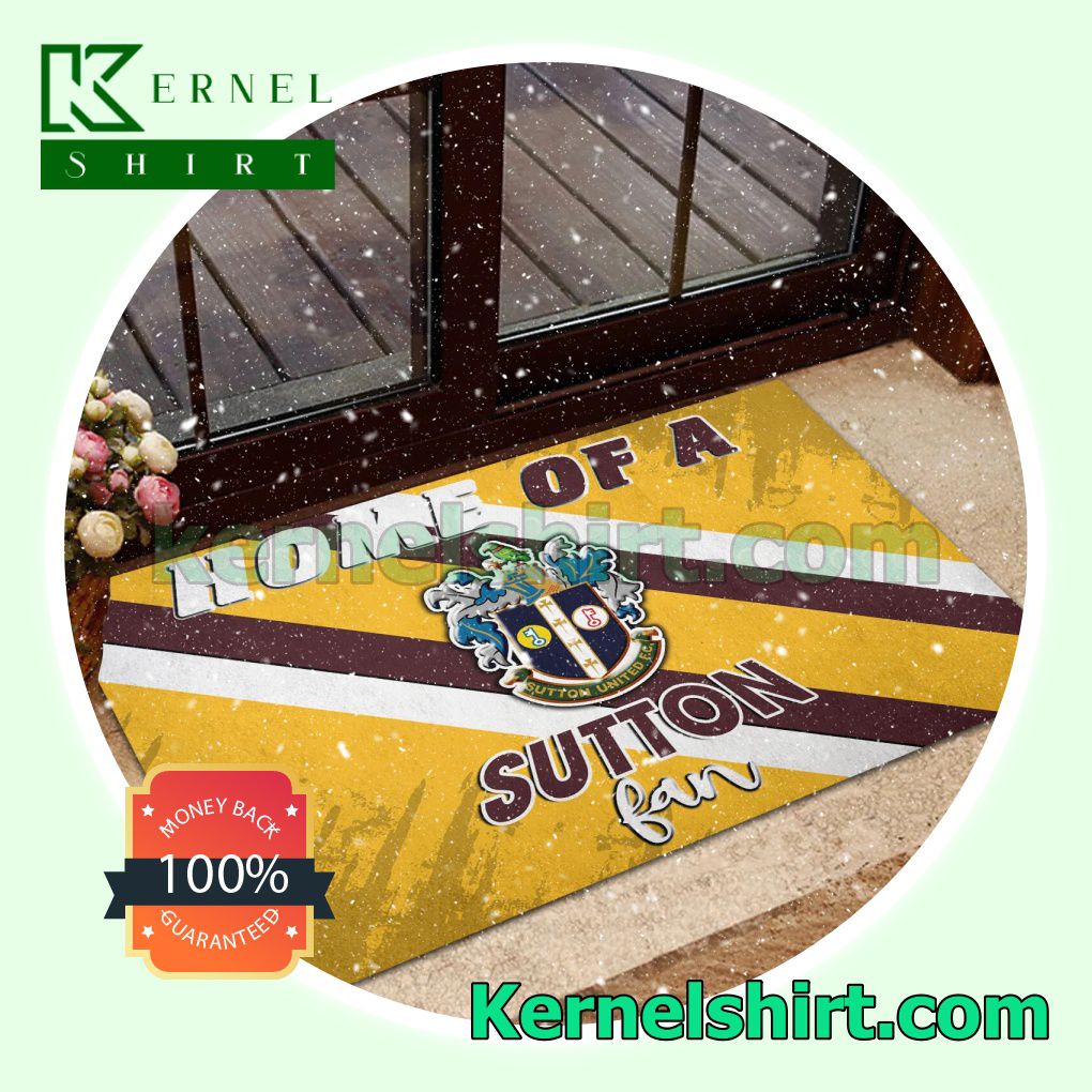 Sutton United Club Front Door Mat