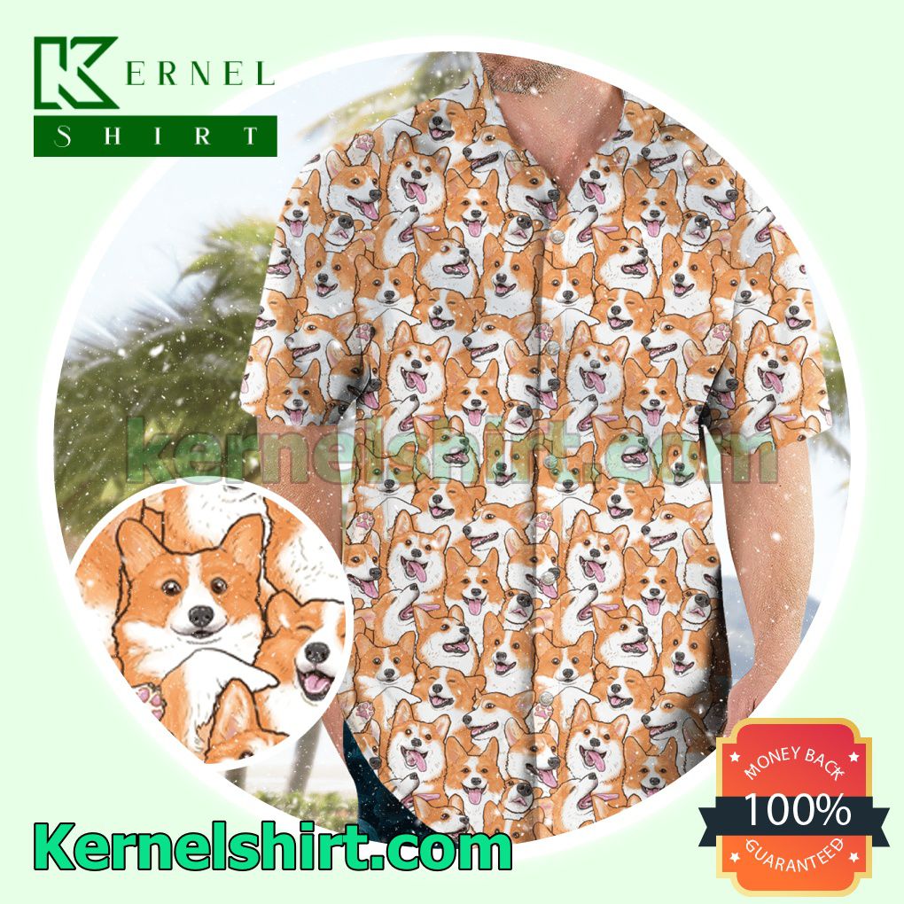 That's A Lot Of Corgi Beach Shirts