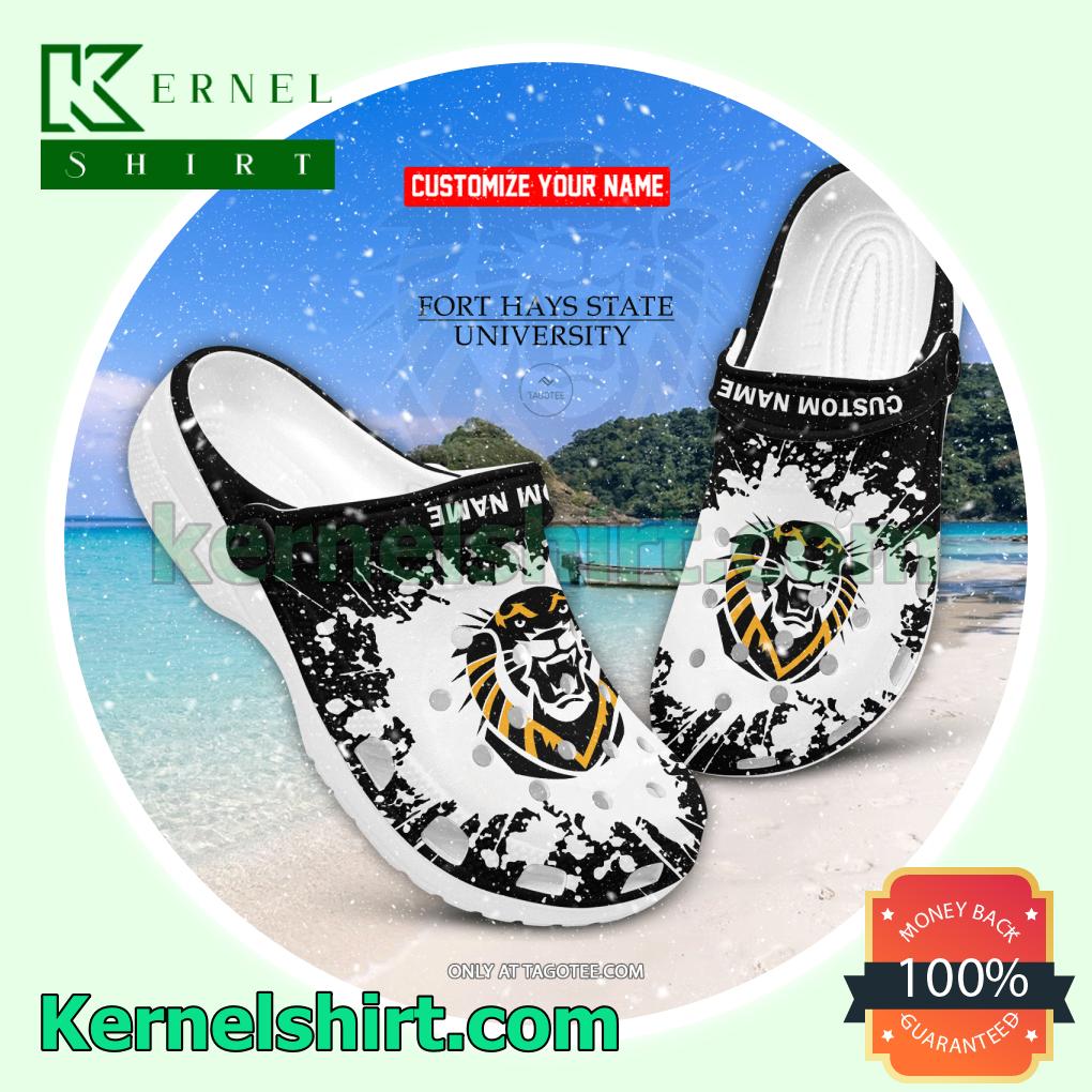 Fort Hays State University Personalized Crocs Sandals