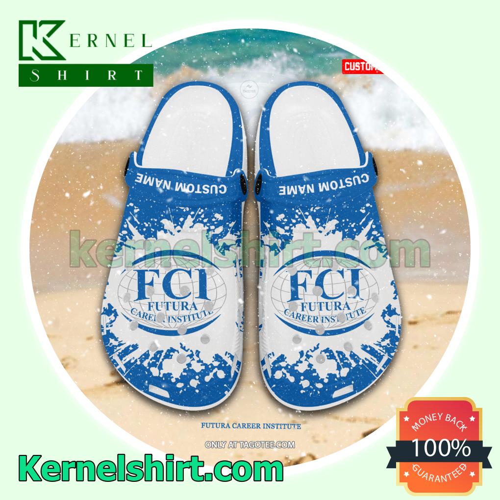 Futura Career Institute Personalized Crocs Sandals a