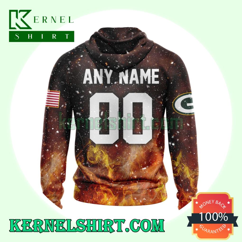 Green Bay Packers Firefighters Hooded Sweatshirt a