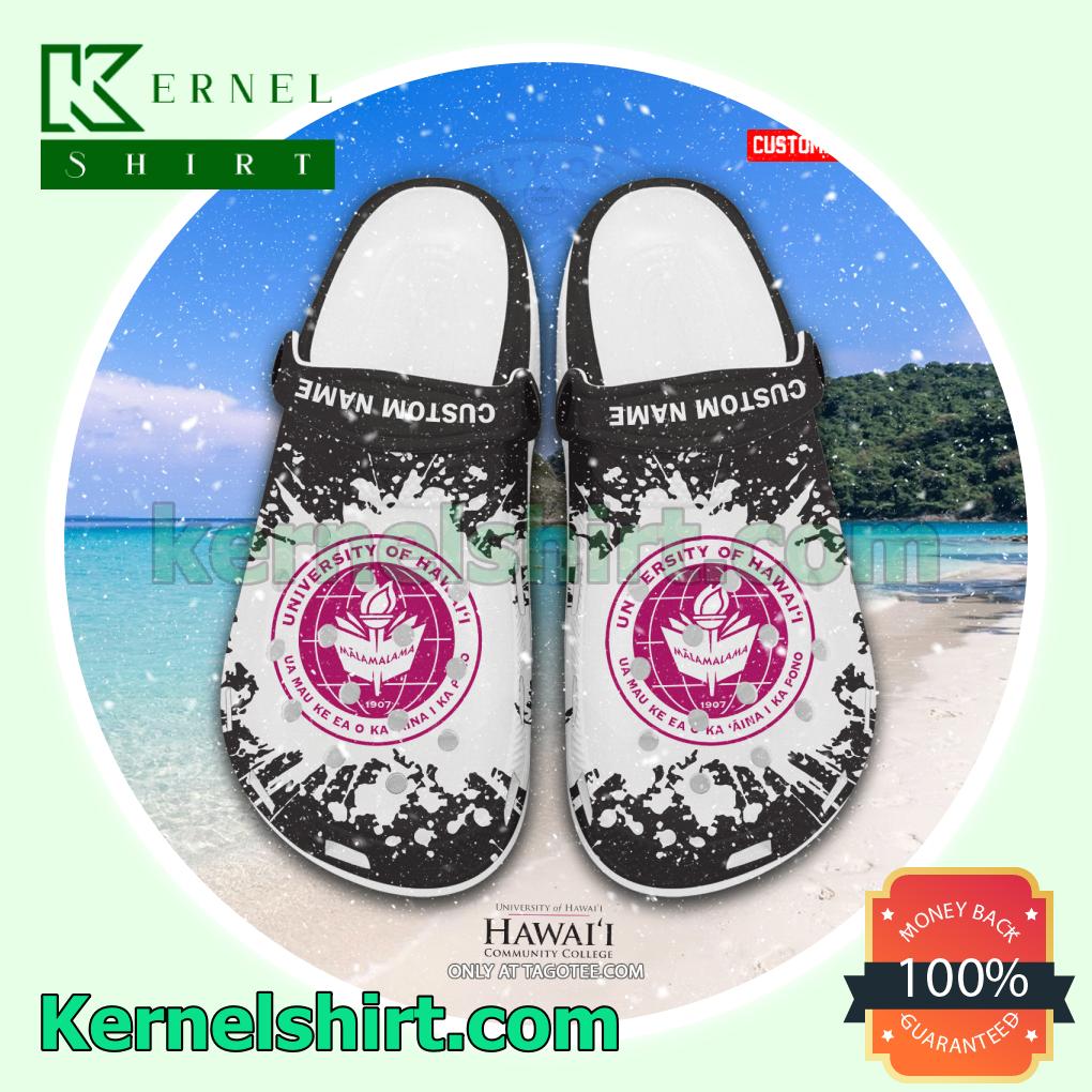 Hawaii Community College Personalized Crocs Sandals a