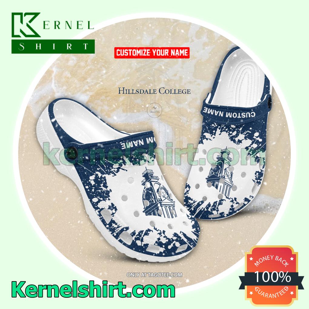 Hillsdale College Personalized Crocs Sandals