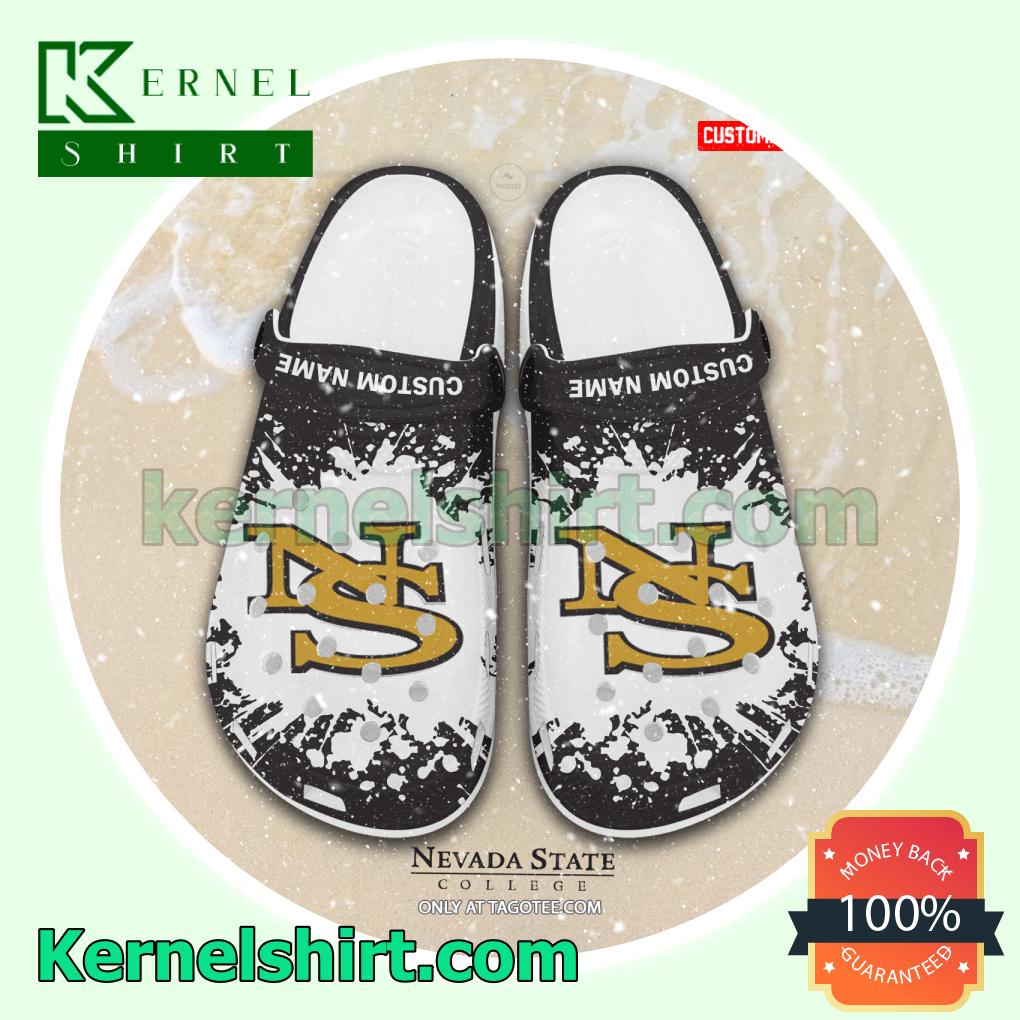 Nevada State College Personalized Crocs Sandals a