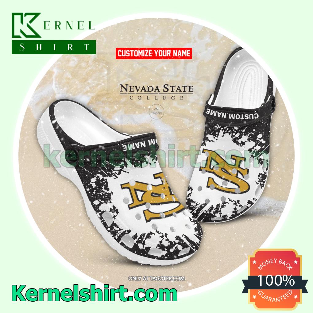 Nevada State College Personalized Crocs Sandals