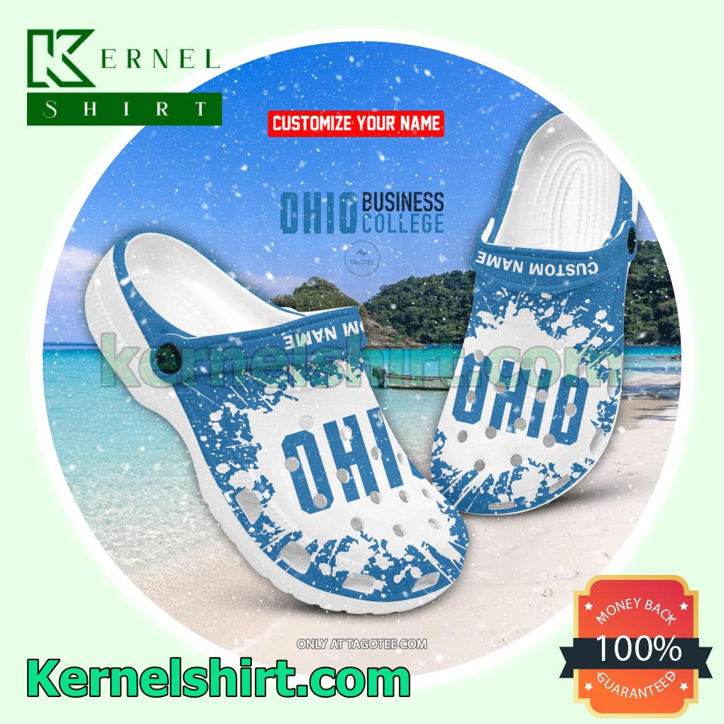 Putte stamme Gymnastik Ohio Business College Personalized Crocs Sandals - Shop trending fashion in  USA and EU