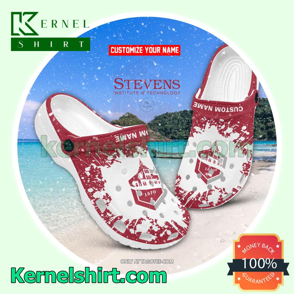 Stevens Institute of Technology Personalized Crocs Sandals