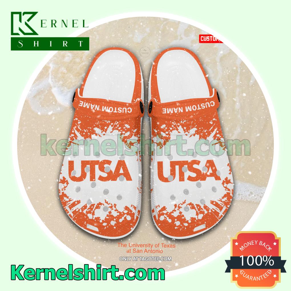 The University of Texas at San Antonio Personalized Crocs Sandals a