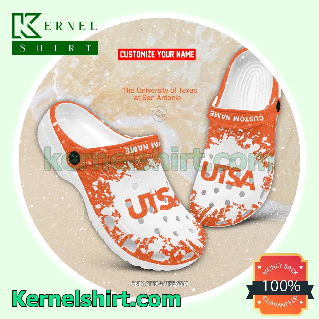 The University of Texas at San Antonio Personalized Crocs Sandals