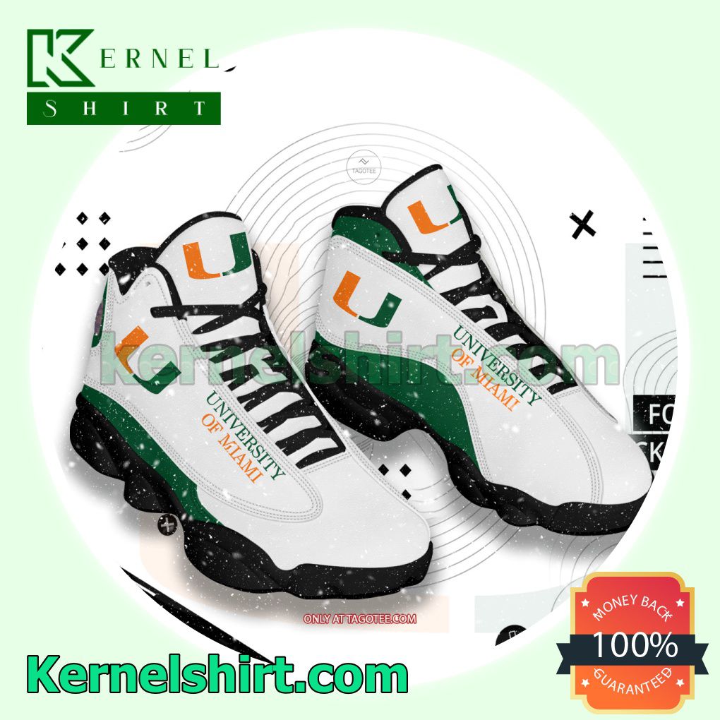 University of Miami Nike Running Sneakers