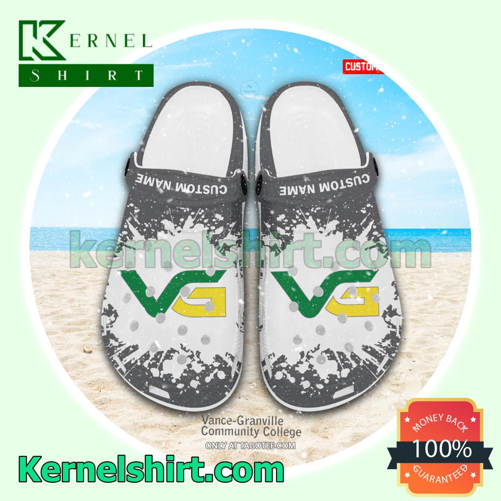 Vance Granville Community College Personalized Crocs Sandals a