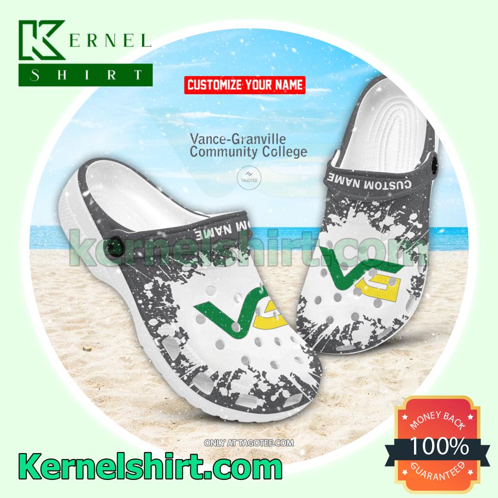 Vance Granville Community College Personalized Crocs Sandals