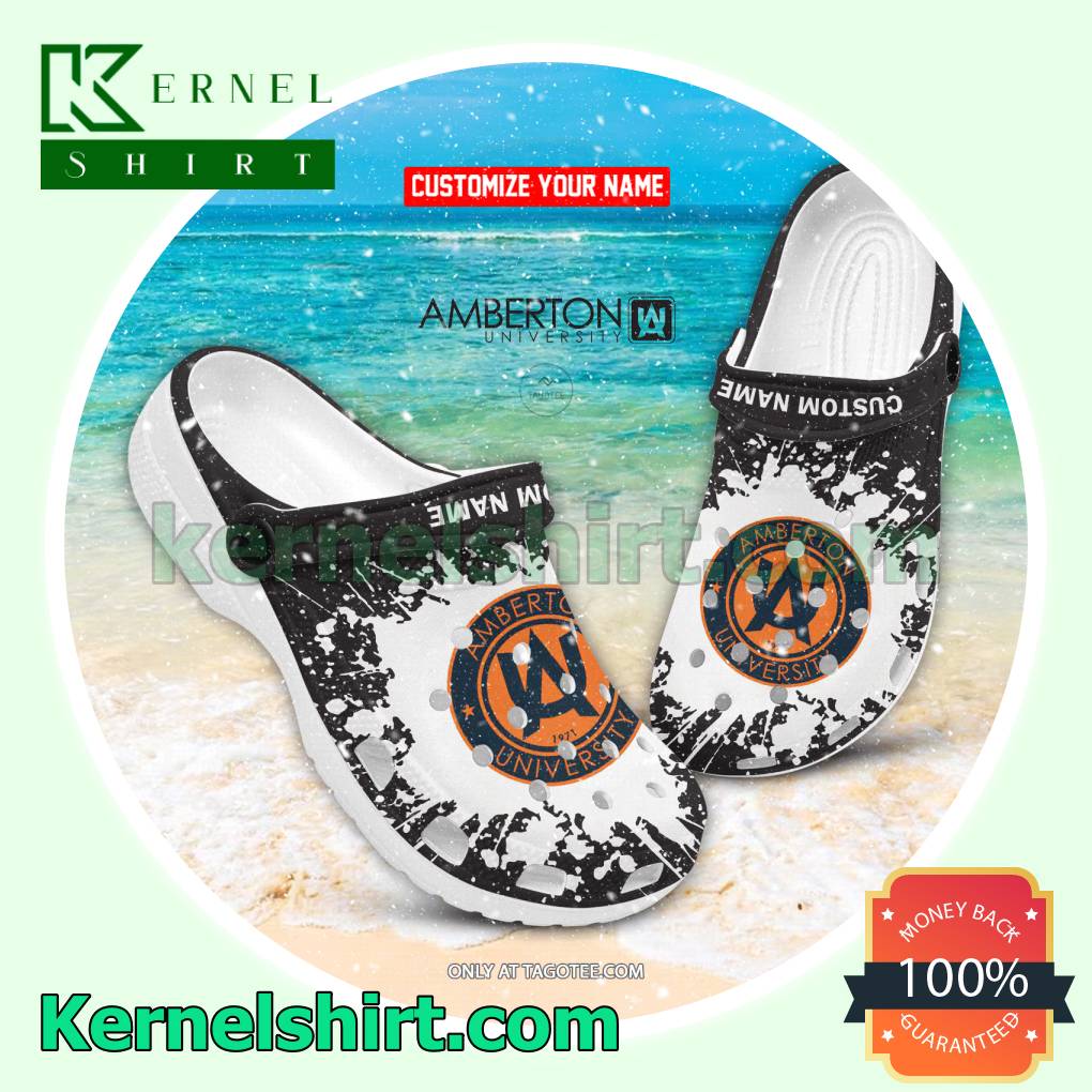 Amberton University Crocs Sandals