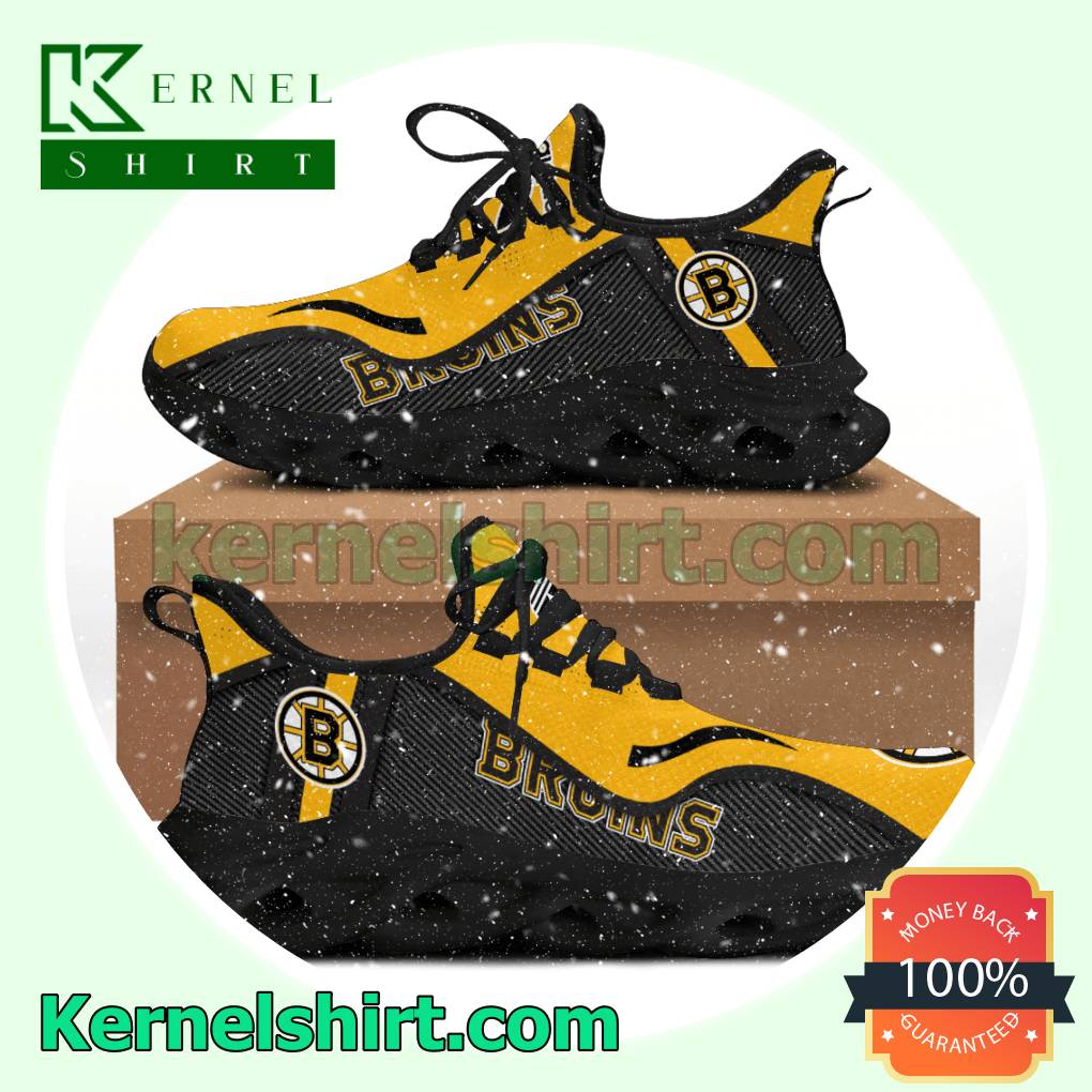 Ships From USA Boston Bruins Walking Sneakers