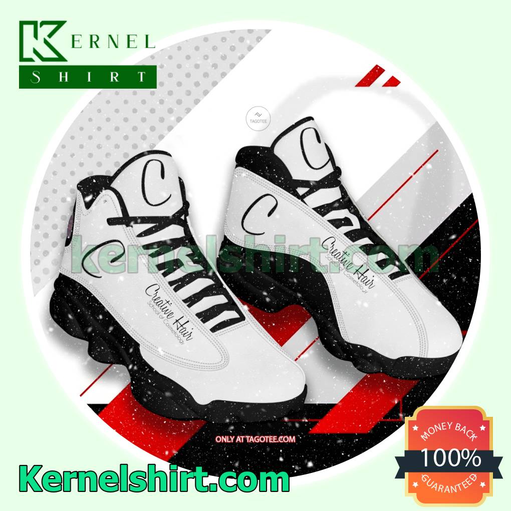 Creative Hair School of Cosmetology Logo Nike Running Sneakers