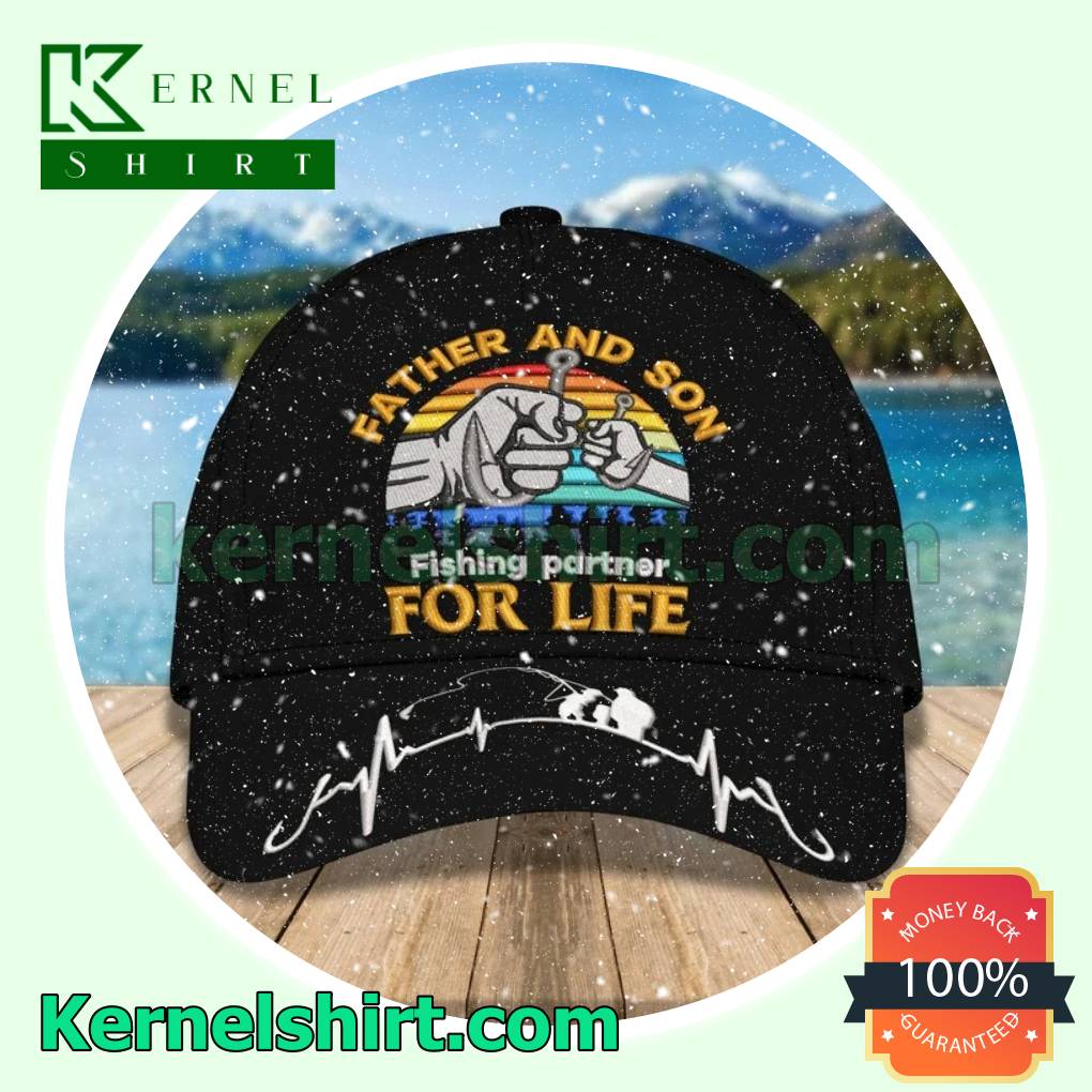 Father And Son Fishing Partner For Life Snapback Cap