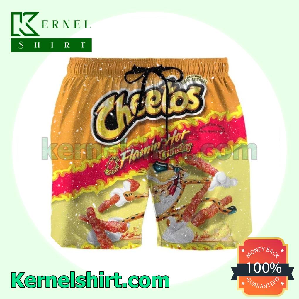 Flamin Hot Cheetos Beach Board Shorts